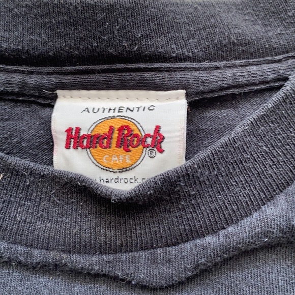🎸BRUCE SPRINGSTEEN-Hard Rock-Hollywood UNISEX VINTAGE BAND SHIRT-XL🎸 - Picture 3 of 9